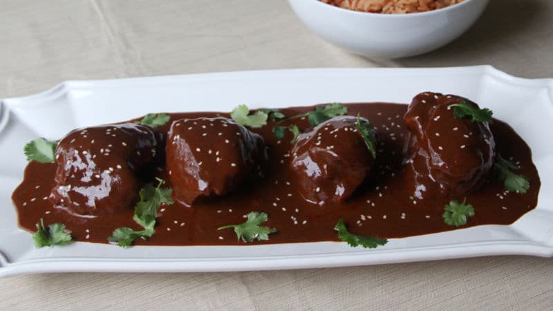 Mole Poblano with Chicken Thighs