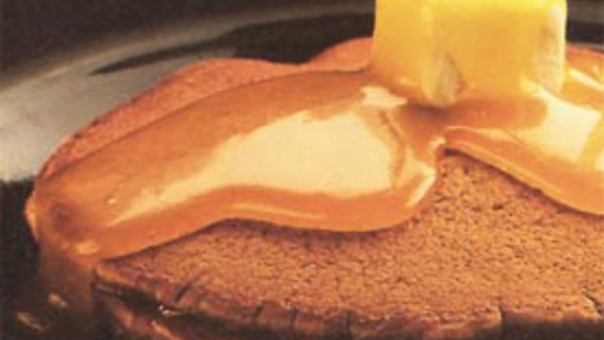 Ginger Pancakes with Lemon Sauce